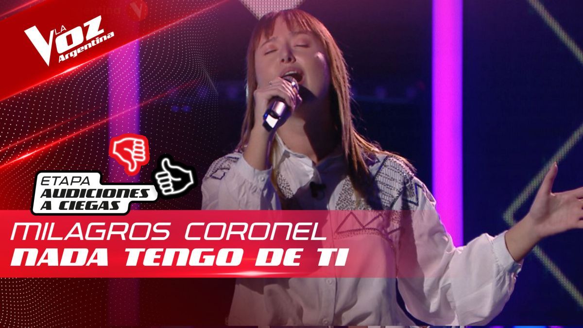 Una joven bragadense en La Voz Argentina