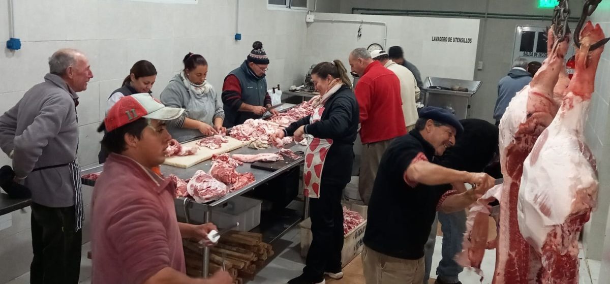 Los "chorizos secos", listos para la gran fiesta de Comodoro Py.