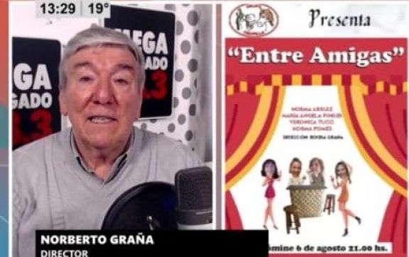"Entre Amigas", obra teatral que se presenta el sábado en Sala Dómine