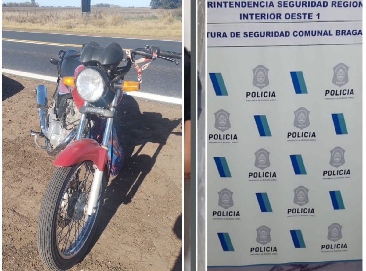 Robó una moto y lo atraparon