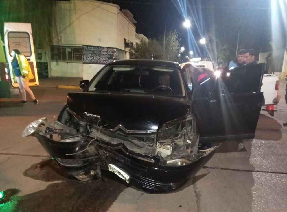 Un fuerte impacto que pudo haber terminado peor