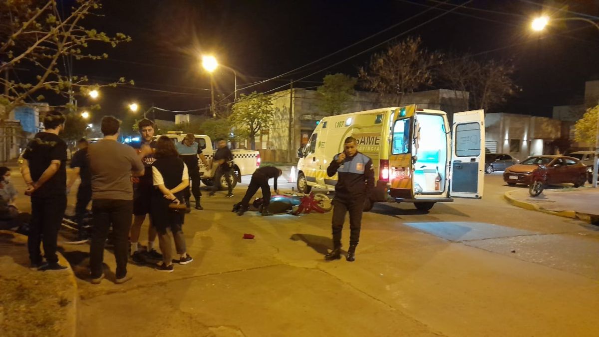 Otro accidente, en Lavalle y Del Busto