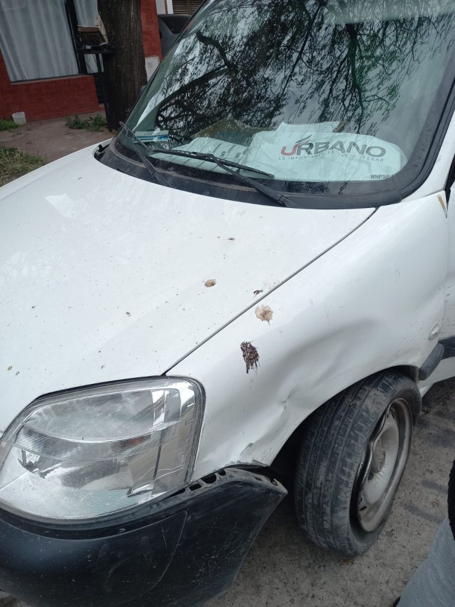 Choque en cadena en calle Ameghino al 1400
