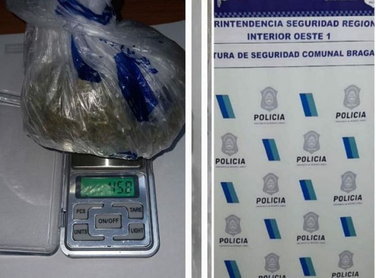 Aprehendidos por tenencia y comercialización de marihuana