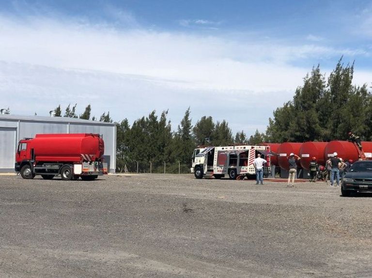 Falsa alarma en los tanques de una empresa