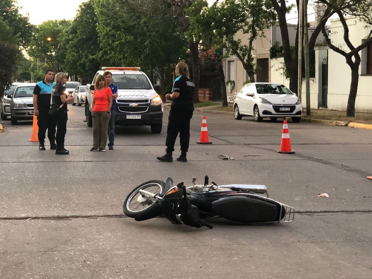 Accidente en Belgrano e Italia