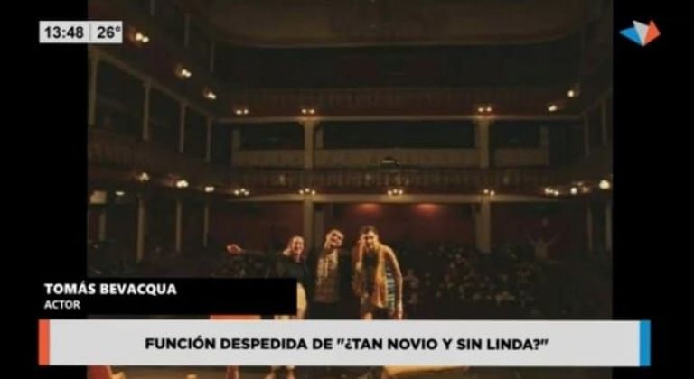 Mañana ultima función de "Tan novio y sin linda"