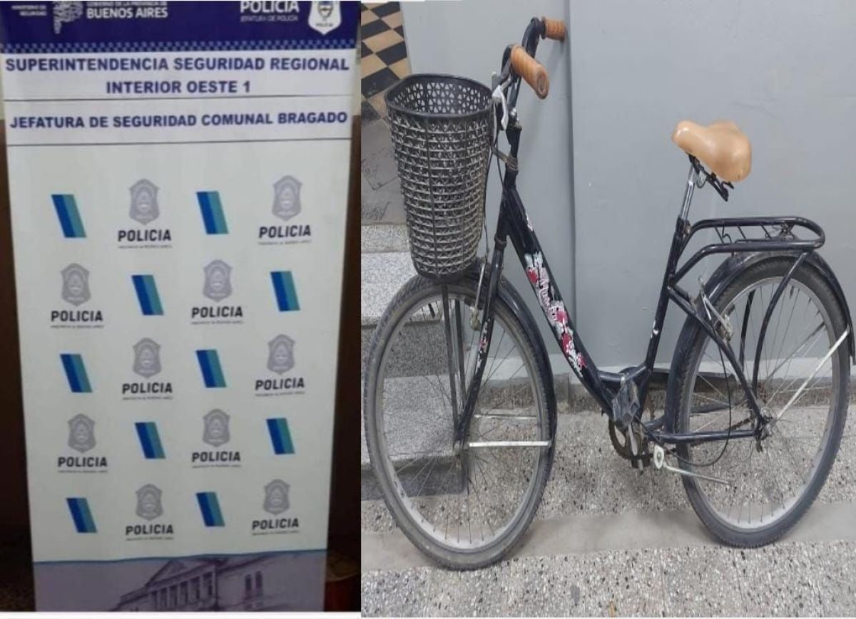 Demoraron a una mujer por el hurto de bicicleta