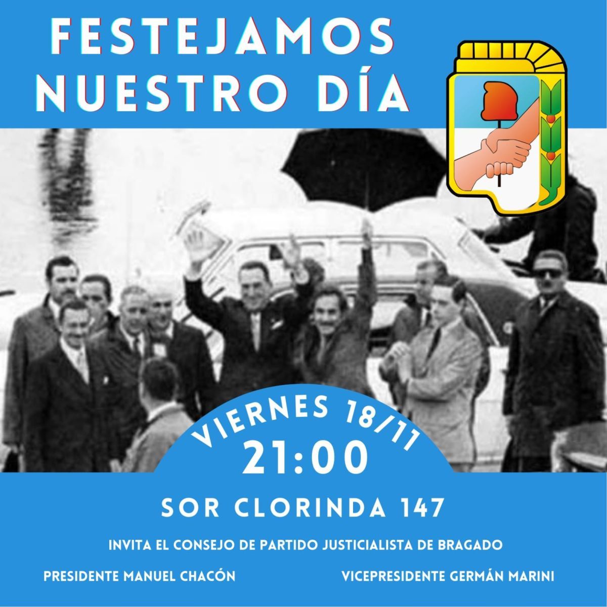 Día del Militante: El Consejo de Partido Justicialista organiza una cena