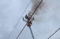 O'Brien: incendio en una torre de telecomunicaciones