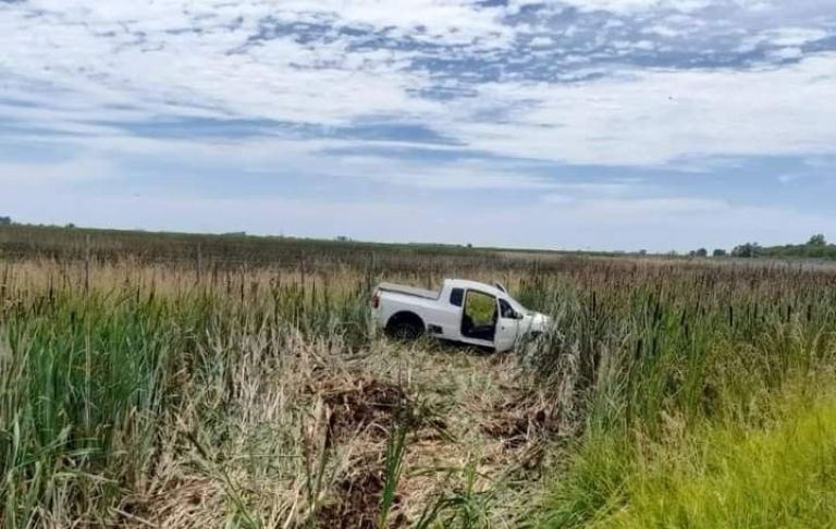 Despiste de una camioneta en la Ruta 5 