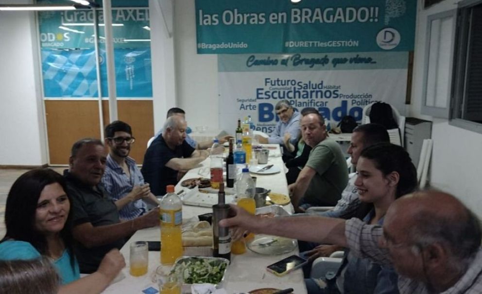 Darío Duretti agasajó a la prensa