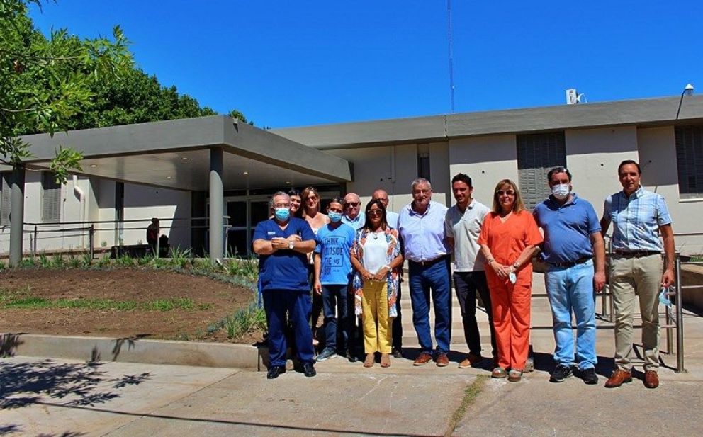 Presentaron la nueva entrada del Hospital Municipal San Luis