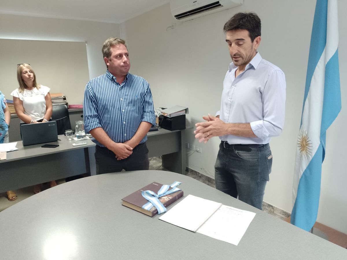 Rubén Senga asumió como concejal interino 