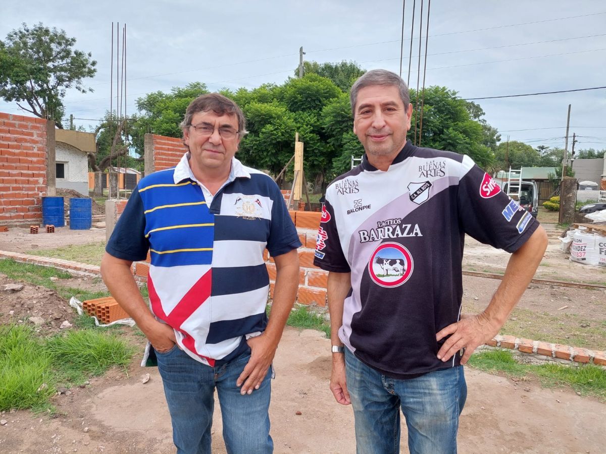 Avanza la construcción de un SUM en la Escuela Nº 501 