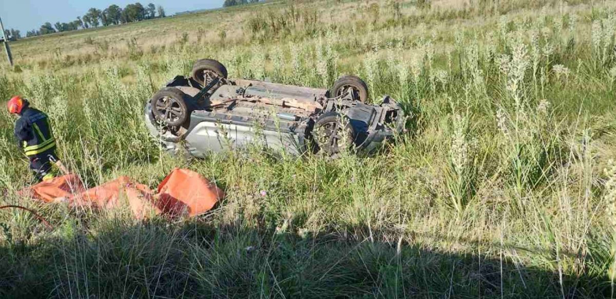 Una vecina de Bragado murió en un vuelco cerca de Las Flores 