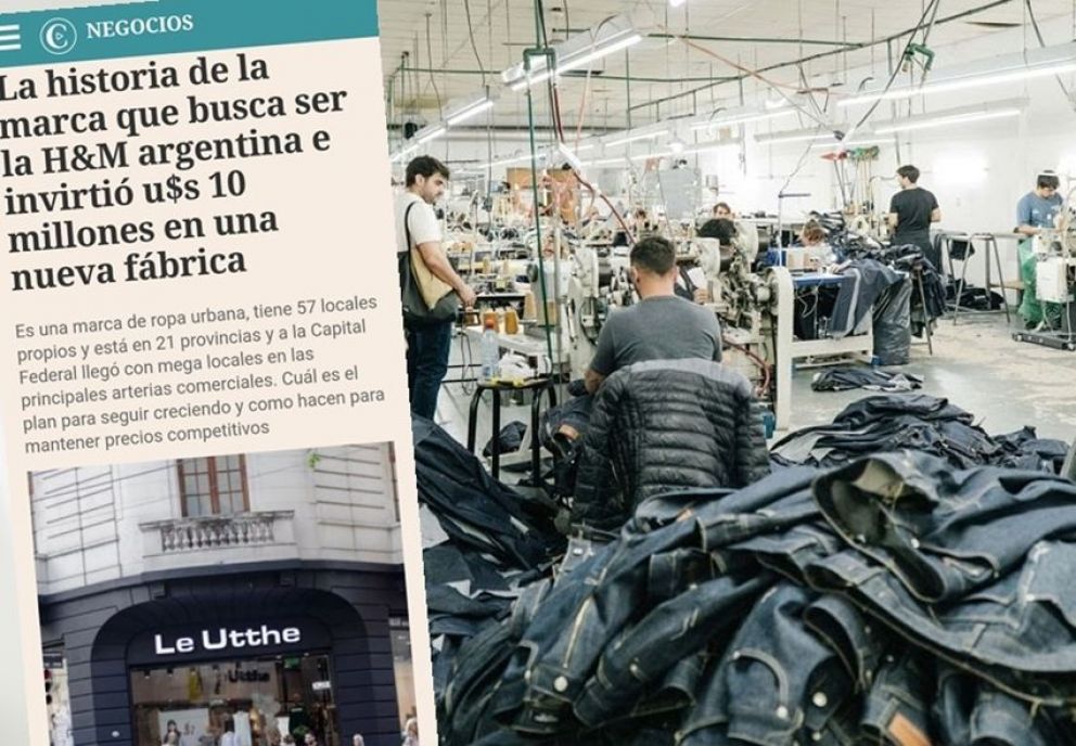 Otro medio nacional destaca a Le Utthe: El Comercial la definió como la  futura H&M argentina | Bragado TV - Portal digital de noticias y  transmisión en vivo