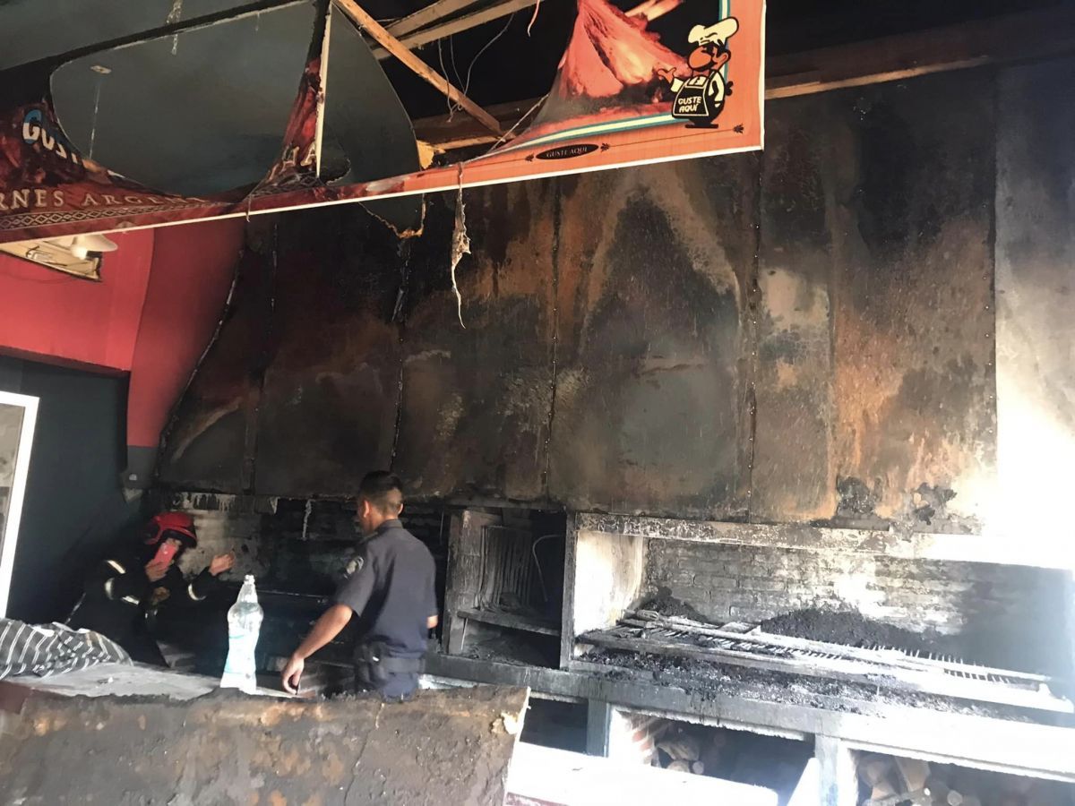 Detalles del incendio en "Guste Aquí": la palabra de su propietaria