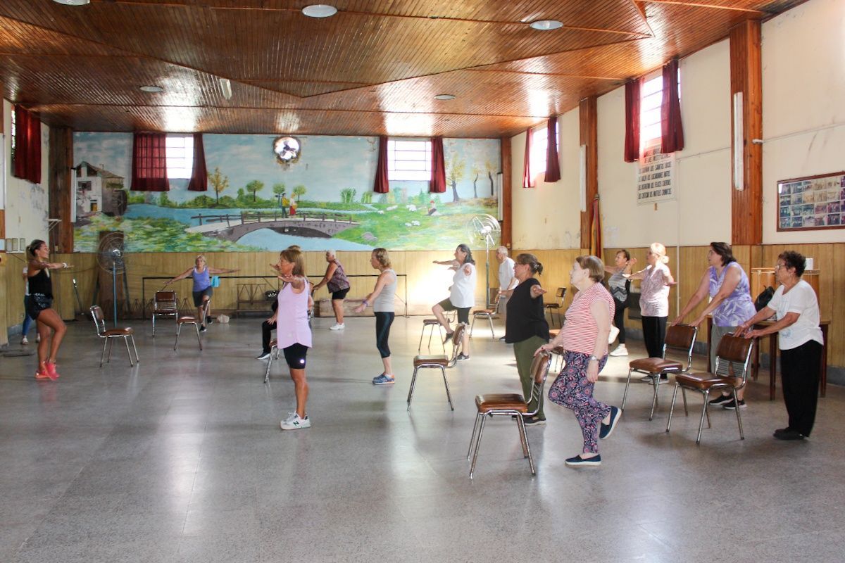 Actividad física para las personas mayores en el Centro de Jubilados