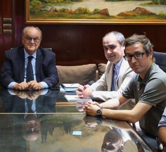 El "Chapu" llevó inquietudes a De Mendiguren, junto a Le Utthe 