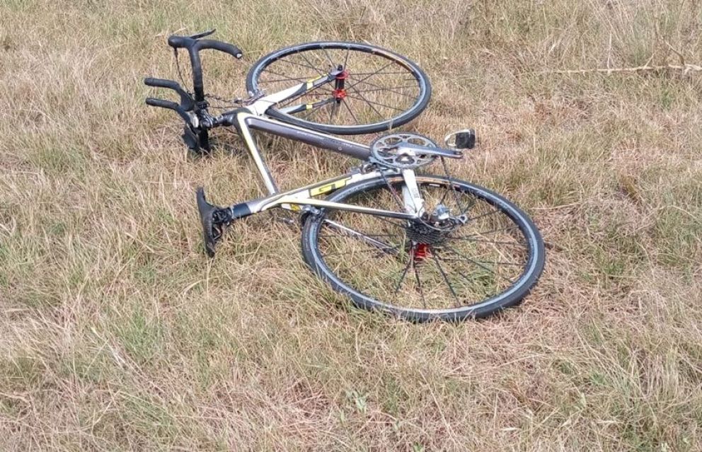 Fue dado de alta el ciclista Carlos Bravo, accidentado en la Ruta 46