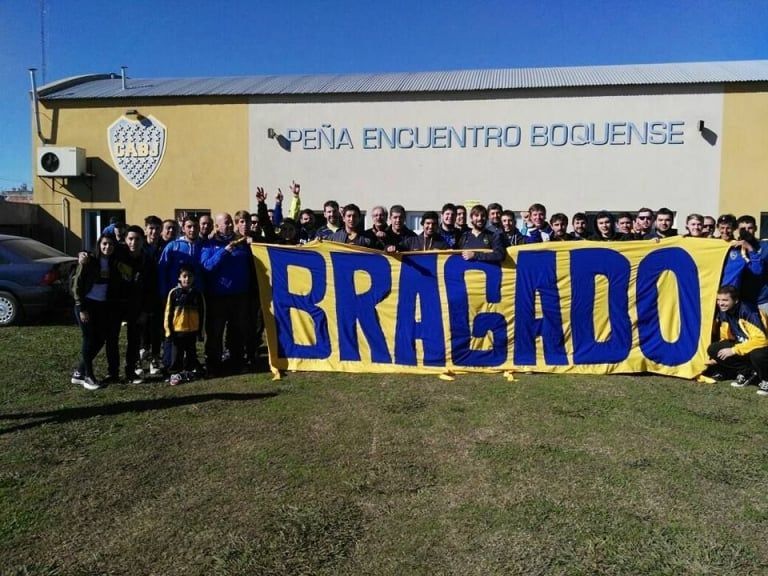 La Peña Encuentro Boquense en plena actividad 