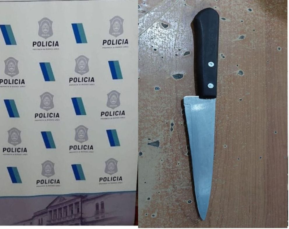 Dos hombres se pelearon con un arma blanca y hubo un aprehendido