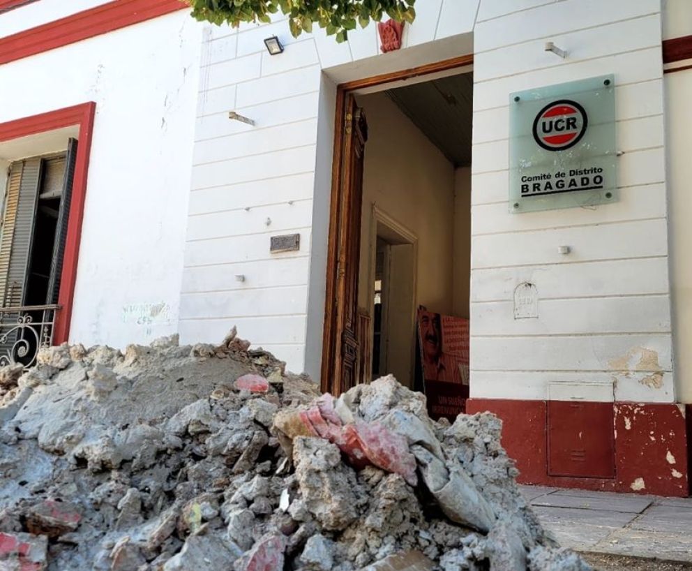 Continúan las reformas edilicias en el Comité UCR Bragado