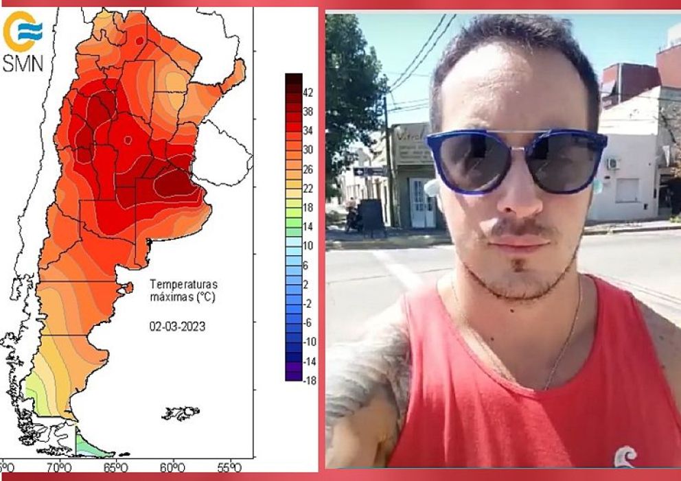 Ola de calor: Sergio Jalfin explicó que Bragado está en alerta naranja, casi rojo