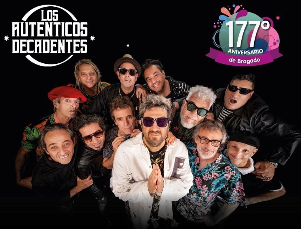 Gran expectativa por el show que ofrecerán Los Auténticos Decadentes