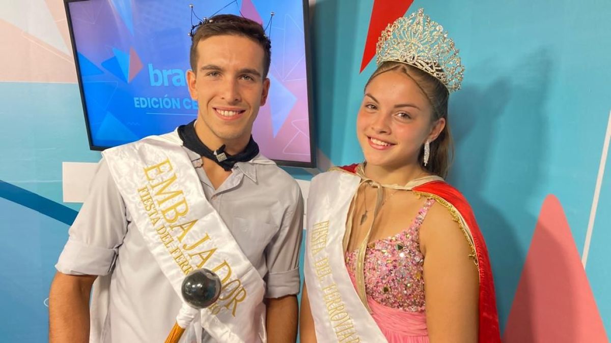 Fiesta del Ferroviario: Kiara Veloso fue la Soberana y Laudelino Suárez Embajador