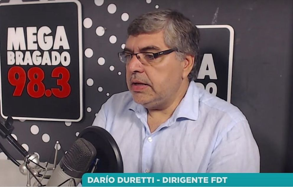 Duretti se refirió a sus gestiones para Bragado y a la actualidad del FdT