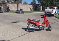 Accidente entre dos motos en Saavedra y Moreno 