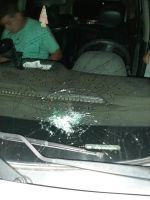 Crecen los ataques con piedras en la Ruta 5: Bernardo Coronel es una de las víctimas