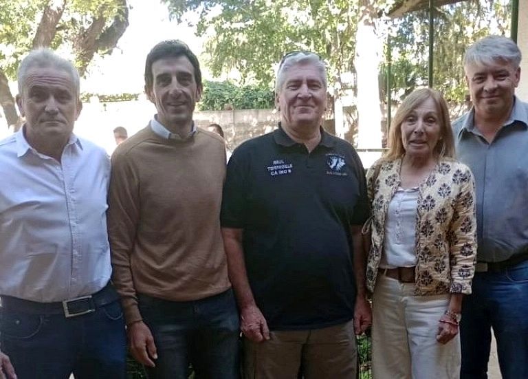Homenaje a Raúl Torrecillas, ex combatiente en Malvinas 
