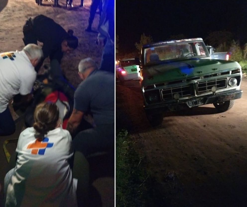 Una camioneta chocó a un peatón en el barrio Las Violetas