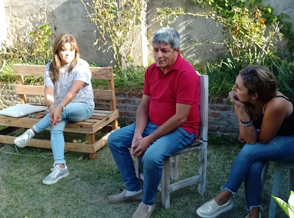 "Richard" Arrigoni visitó el espacio "Creando Lazos" y contó su experiencia en la guerra de Malvinas