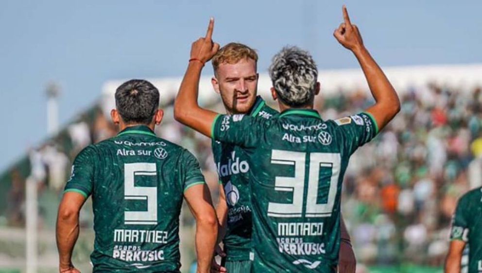 Sarmiento le ganó a Argentinos Juniors y el bragadense Manuel Mónaco anotó uno de los goles
