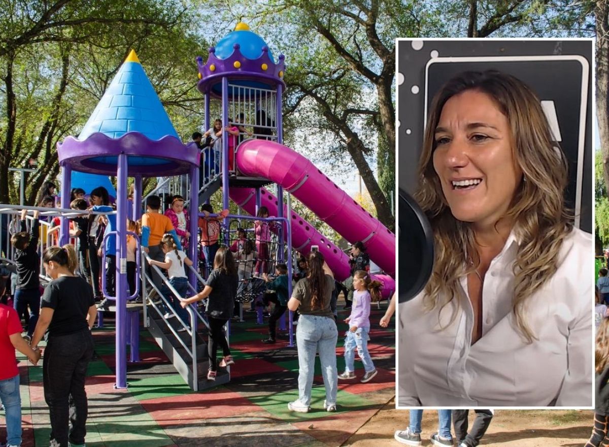 Natalia Gatica: "La Plaza San Martín quedó hermosa para la alegría de los chicos"