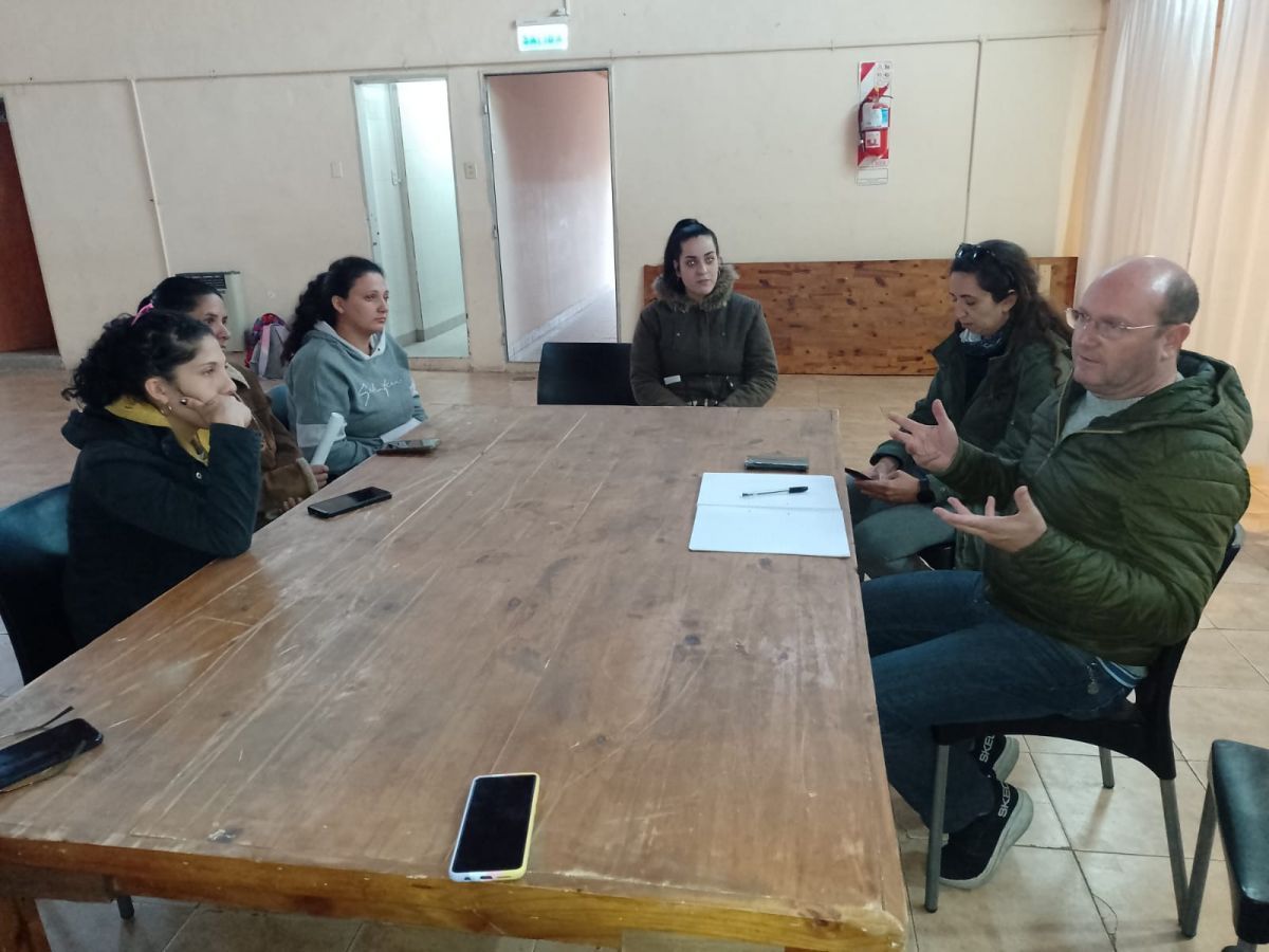 El concejal Daniel Disanti, visitó la localidad de O´Brien 