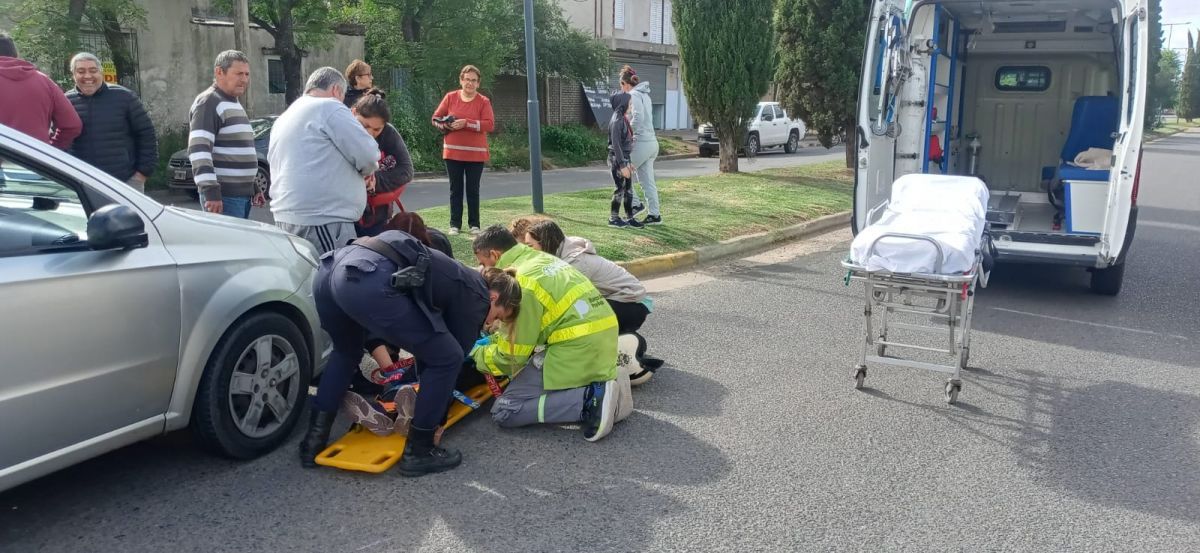 Accidente en la esquina de Jaime Coll y Suárez 