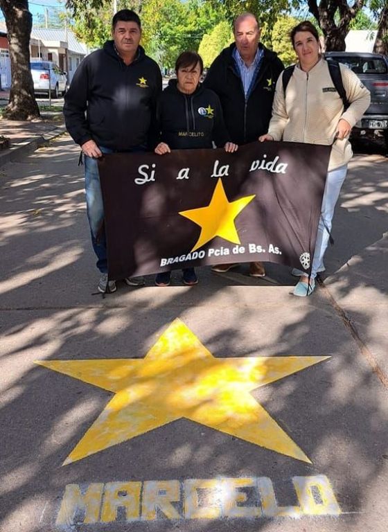 El grupo Estrellas Amarillas recordó a Marcelo Salto