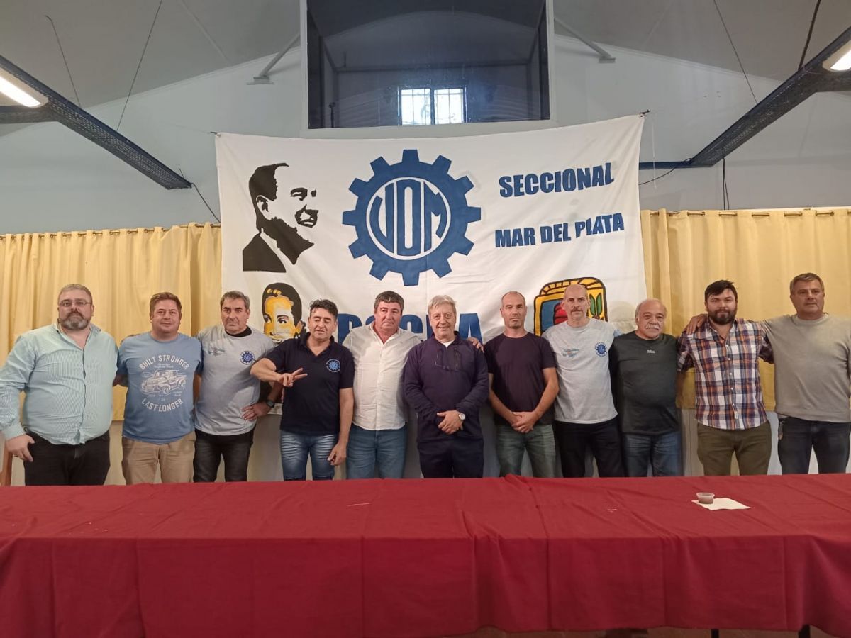 Dirigentes de la UOM Bragado participaron en un Congreso Nacional en Mar del Plata