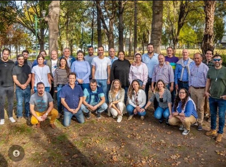 Franzoni y Araujo viajaron a Junín para un encuentro del PRO de la Cuarta