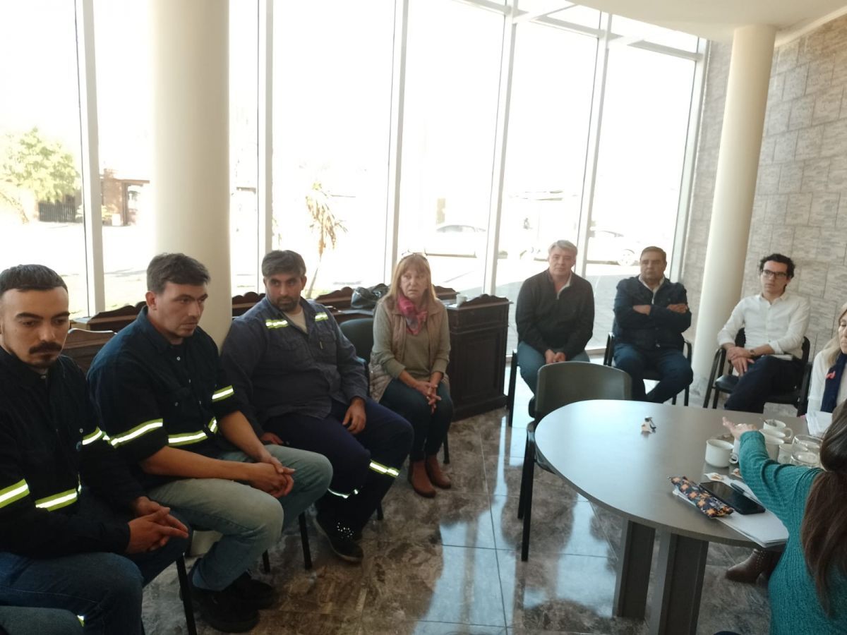Trabajadores de TMH visitaron el Concejo Deliberante