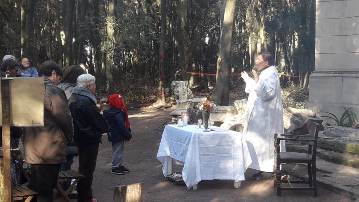  Realizaron una emotiva misa en la Capilla de Montelén