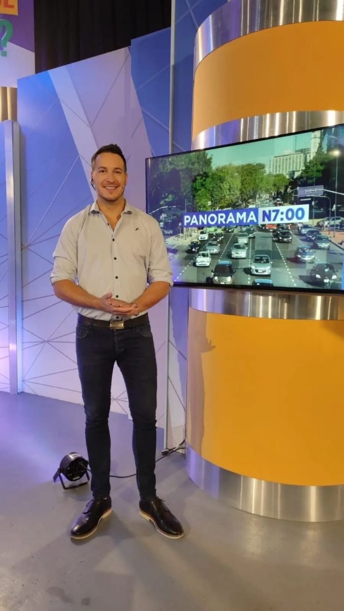 El bragadense Sergio Jalfin vuelve a la TV con un segmento en Panorama 7